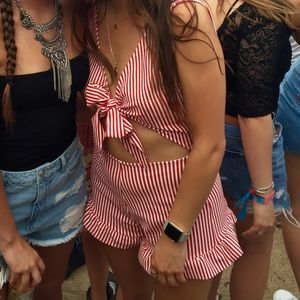 Zara Striped Romper